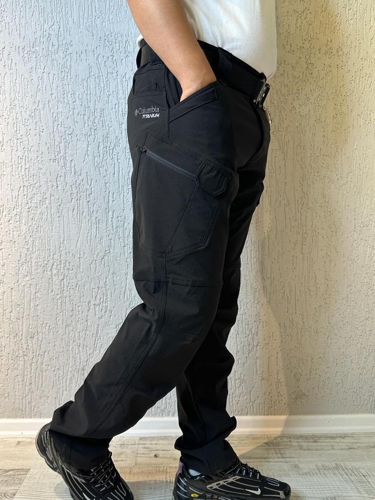Taktik Pantolon Siyah (Columbia Baskılı)